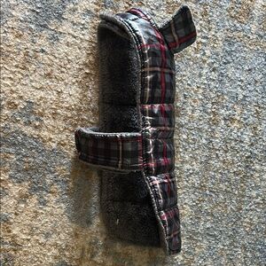 Plaid Dog Coat with Fleece Lining